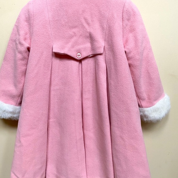 Pink Trilogi Collection Girls Wool Coat Fa… - Picture 2 of 8